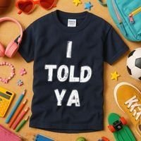 I Told Ya I Told You Kids T-Shirt thumb 3