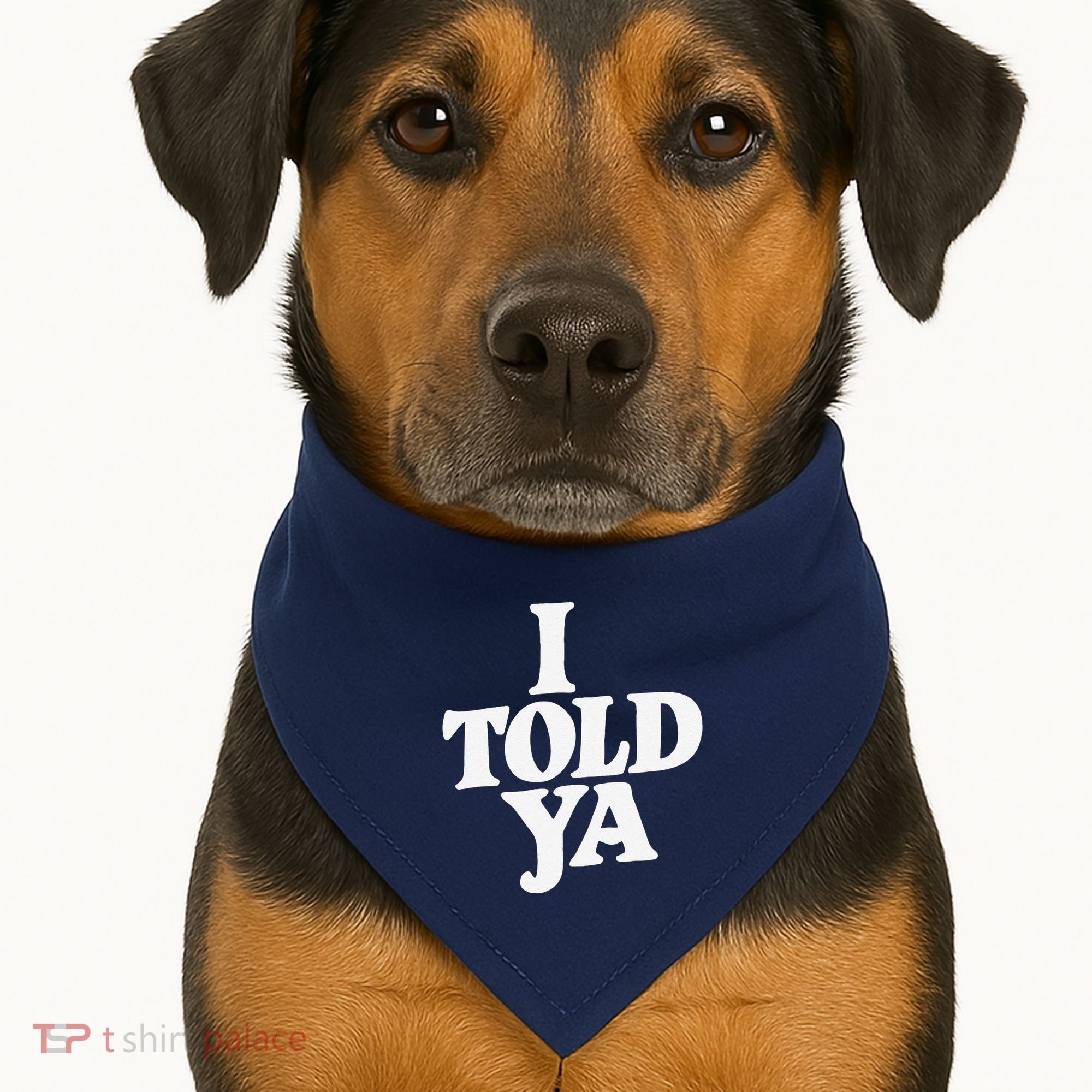 I Told Ya Funny USA-Made Doggie Bandana