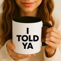 I Told Ya Tennis I Told You Coffee Mug thumb 3