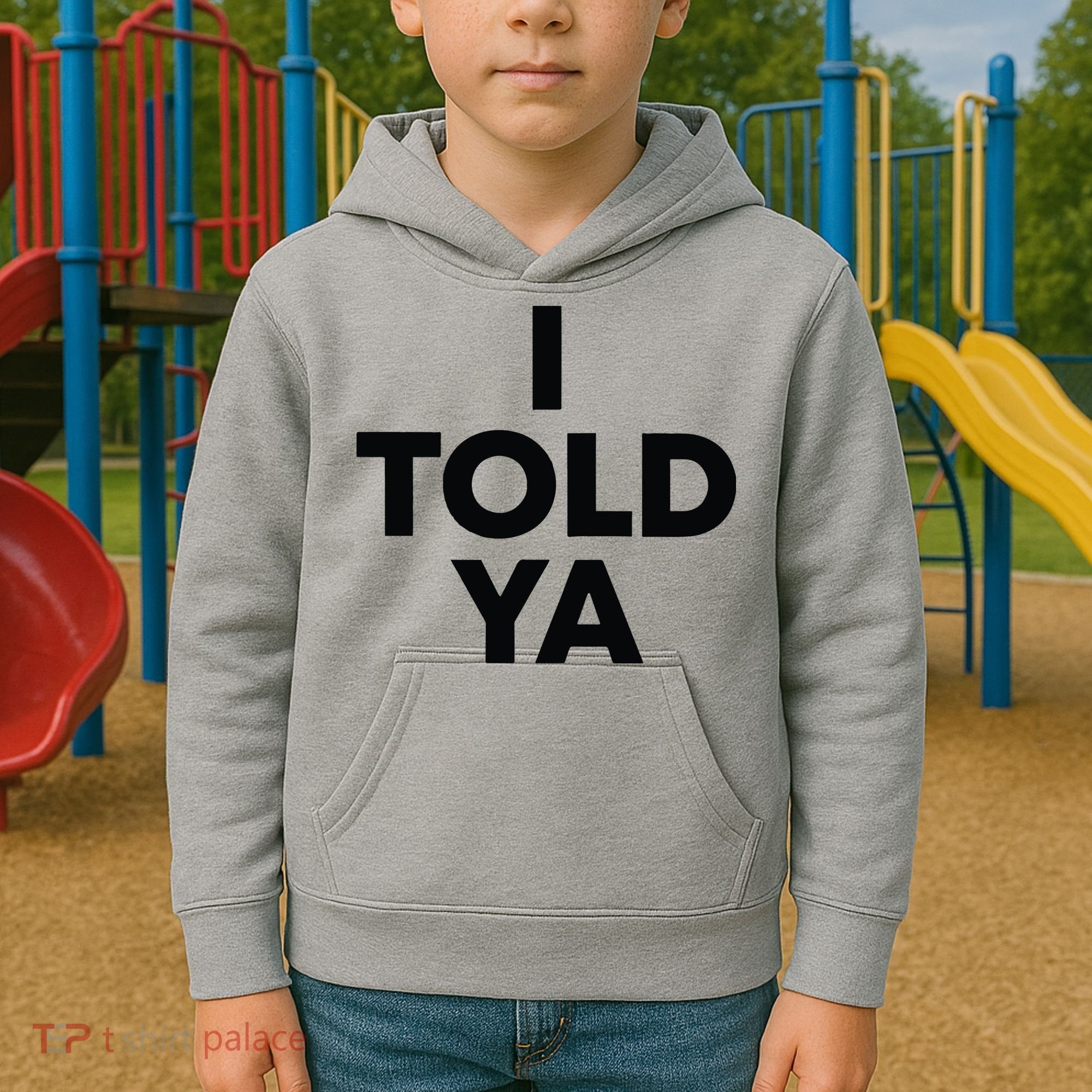 I Told Ya Tennis I Told You Kids Hoodie