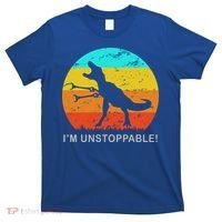 I'm Unstoppable Funny Vintage Retro TRex T-Shirt thumb 0