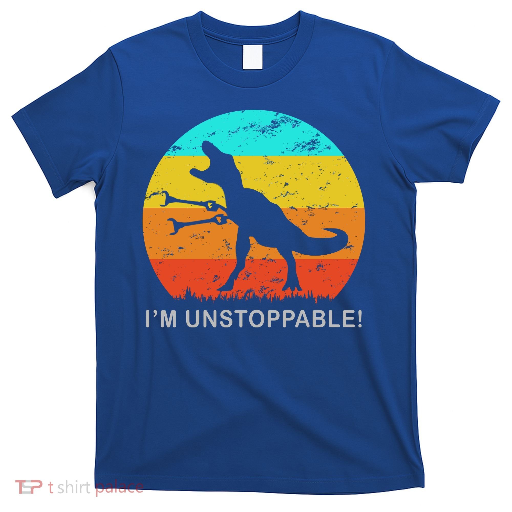 I'm Unstoppable Funny Vintage Retro TRex T-Shirt