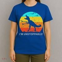 I'm Unstoppable Funny Vintage Retro TRex T-Shirt thumb 4
