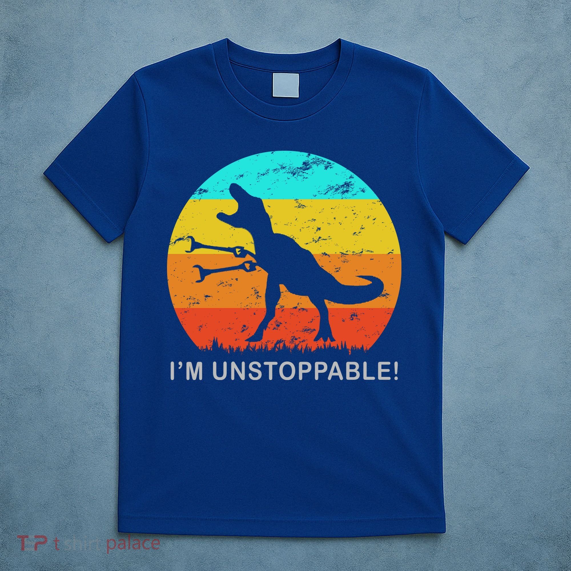 I'm Unstoppable Funny Vintage Retro TRex T-Shirt