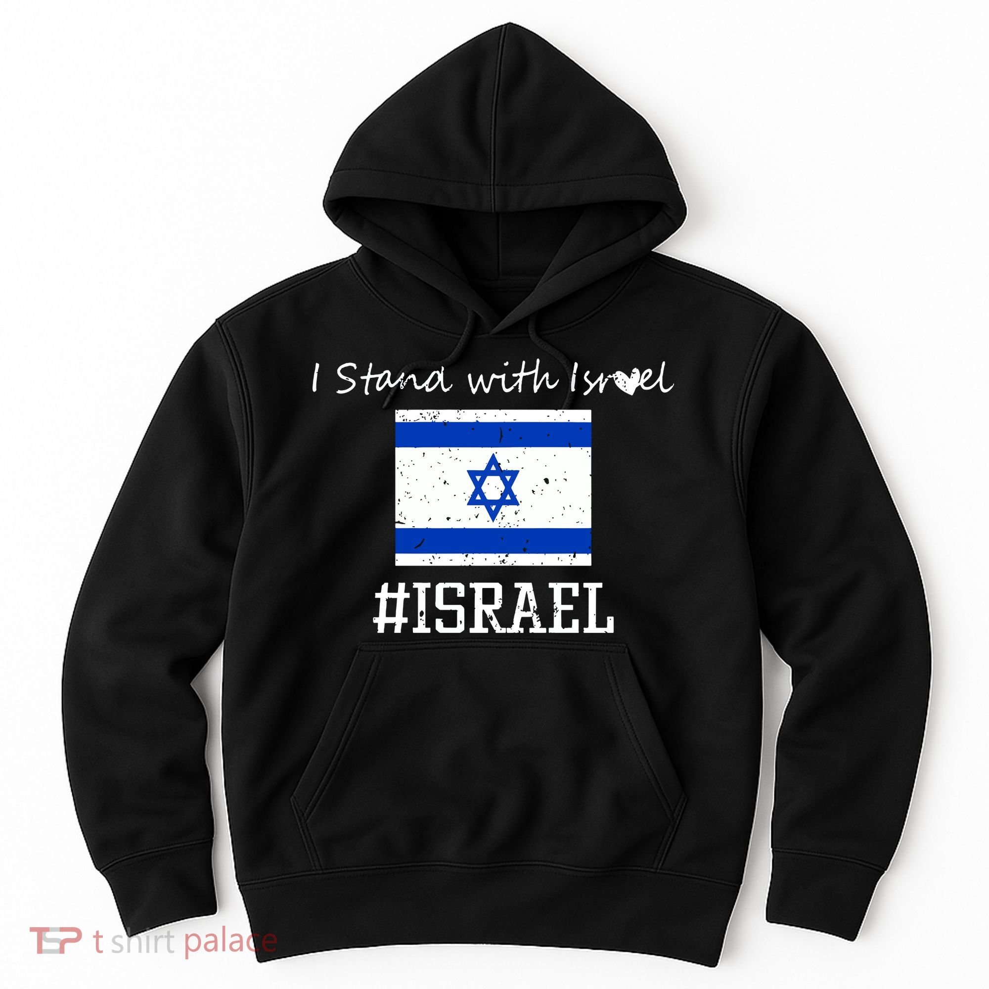 Israel USA Flags Hoodie