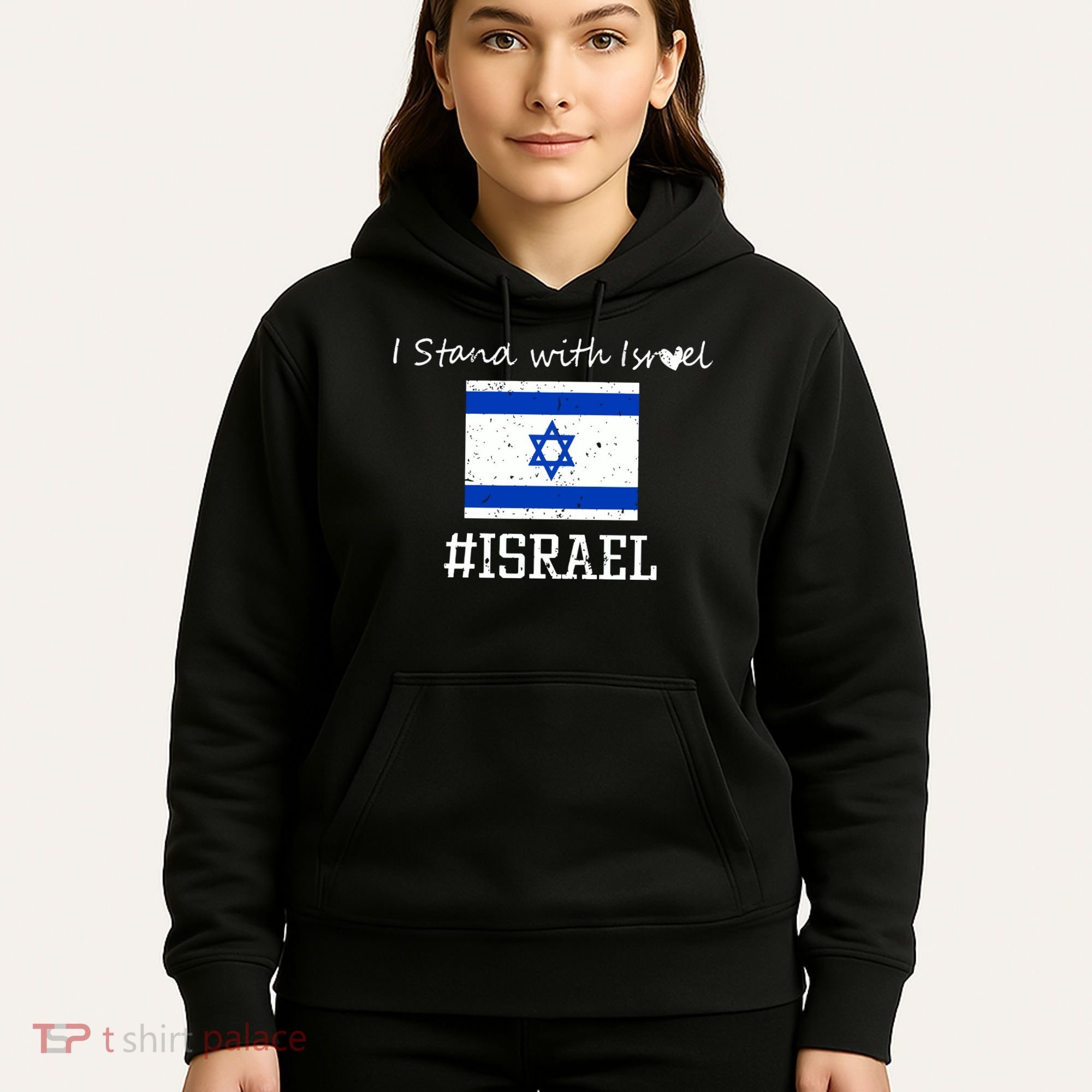 Israel USA Flags Hoodie