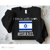 Israel USA Flags Sweatshirt thumb 2