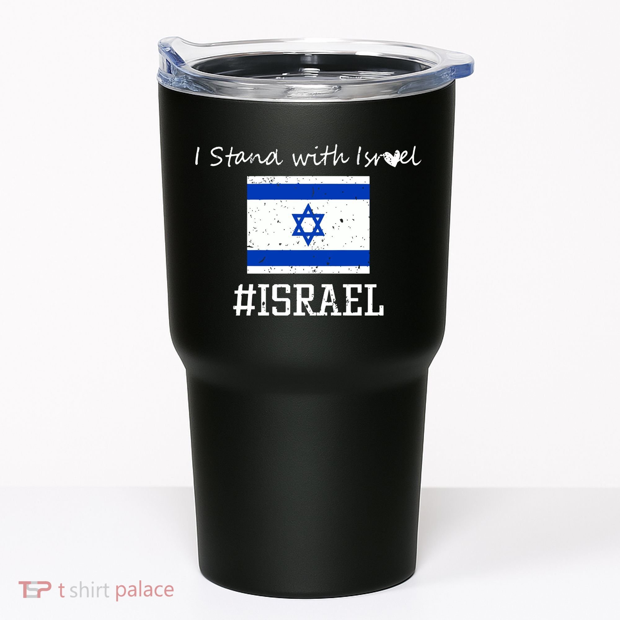Israel USA Flags Tumbler