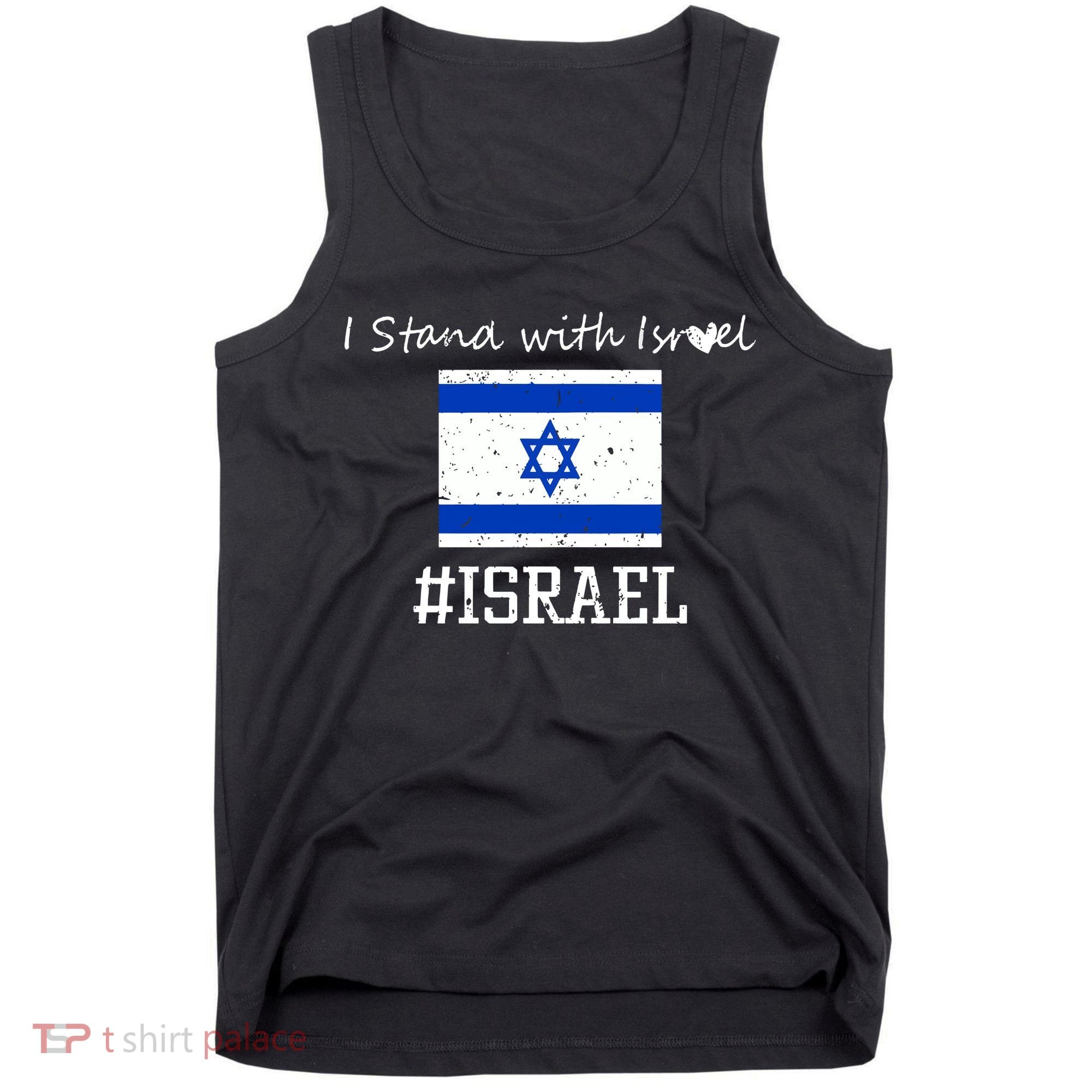 Israel USA Flags Tank Top
