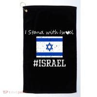 Israel USA Flags Golf Towel thumb 0