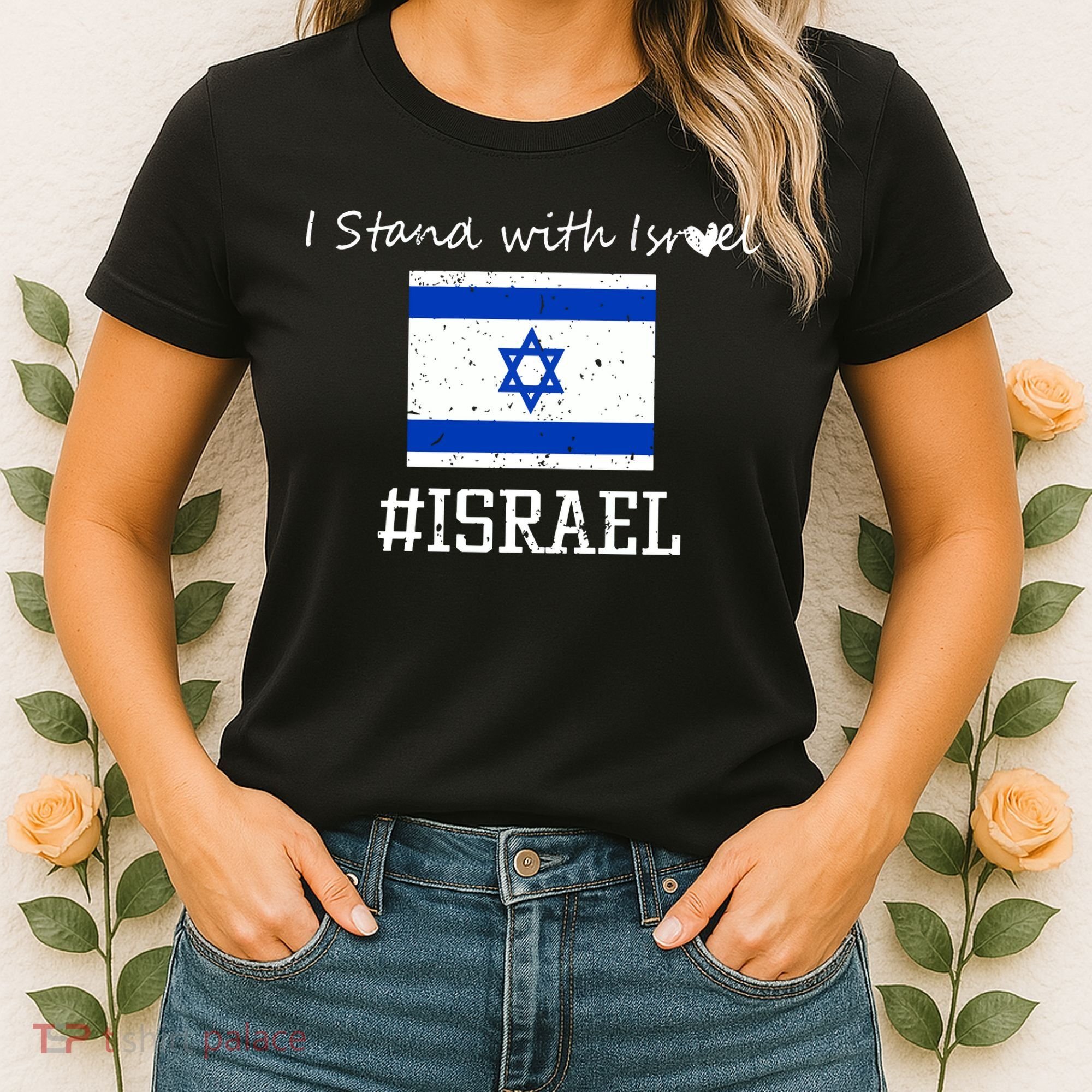 Israel USA Flags Women's T-Shirt