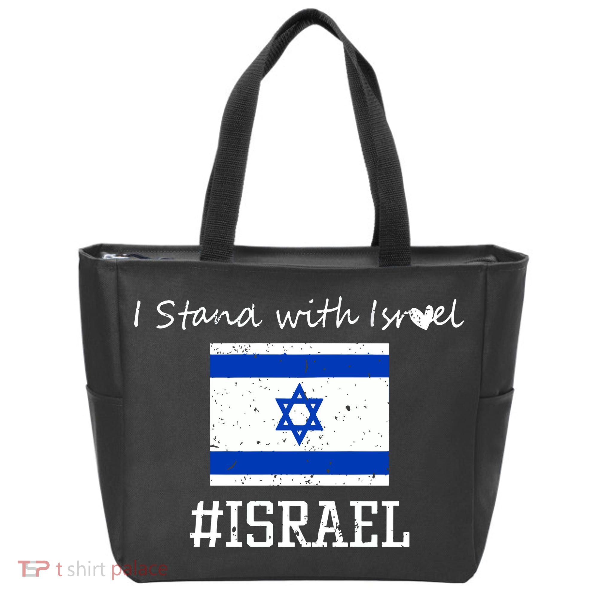 Israel USA Flags Tote Bag