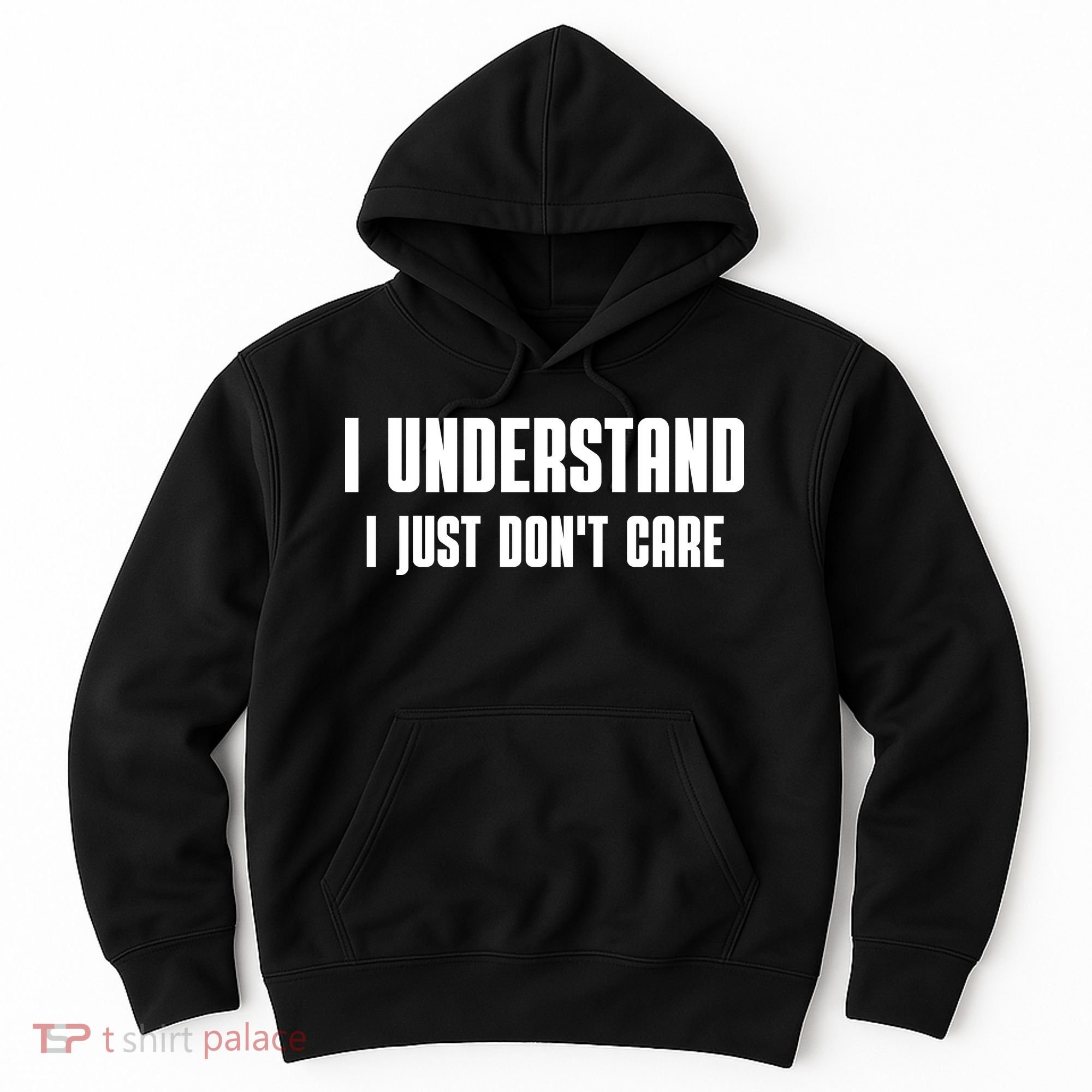 I Understand I Just Don't Care Funny Hoodie