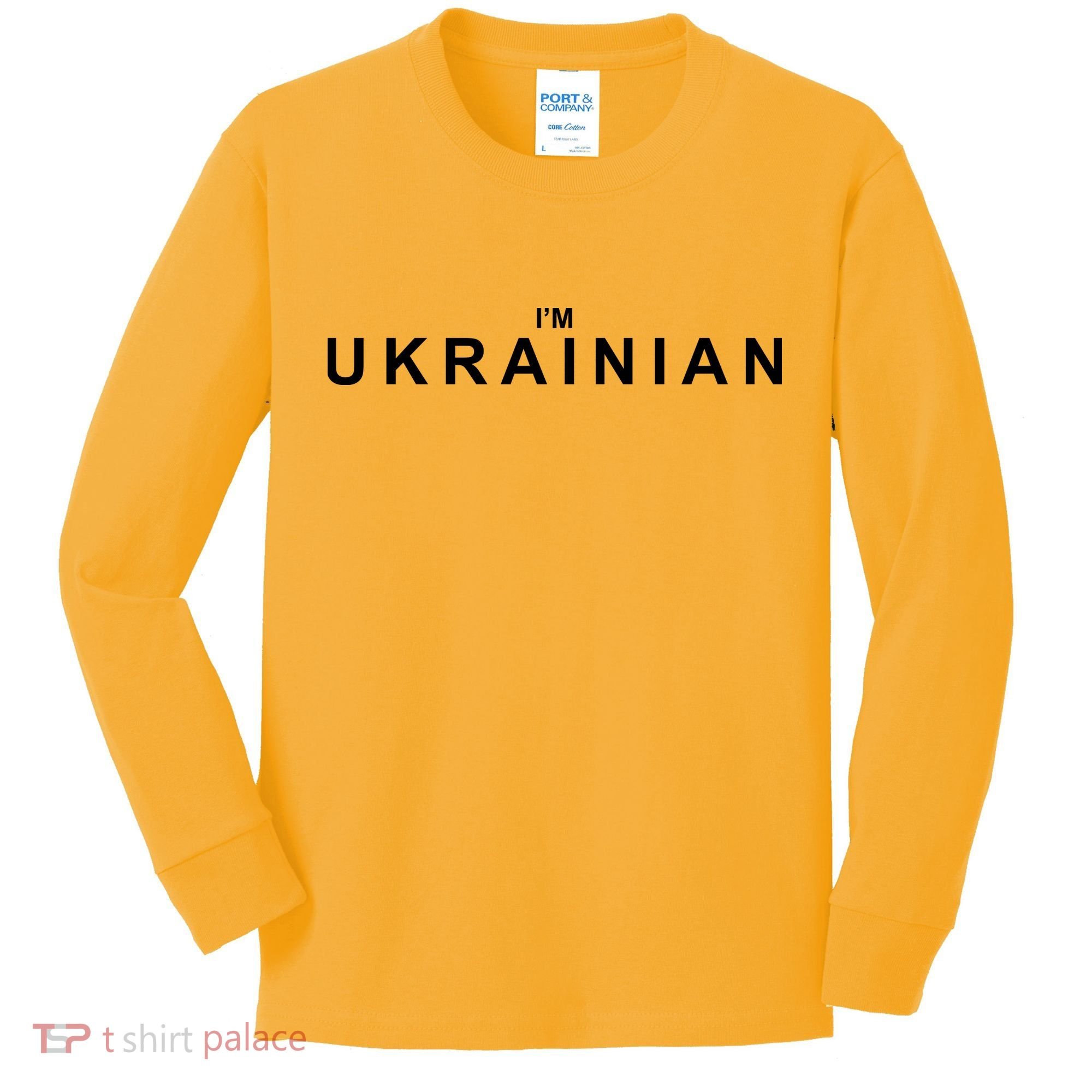 I'm Ukrainian Kids Long Sleeve Shirt