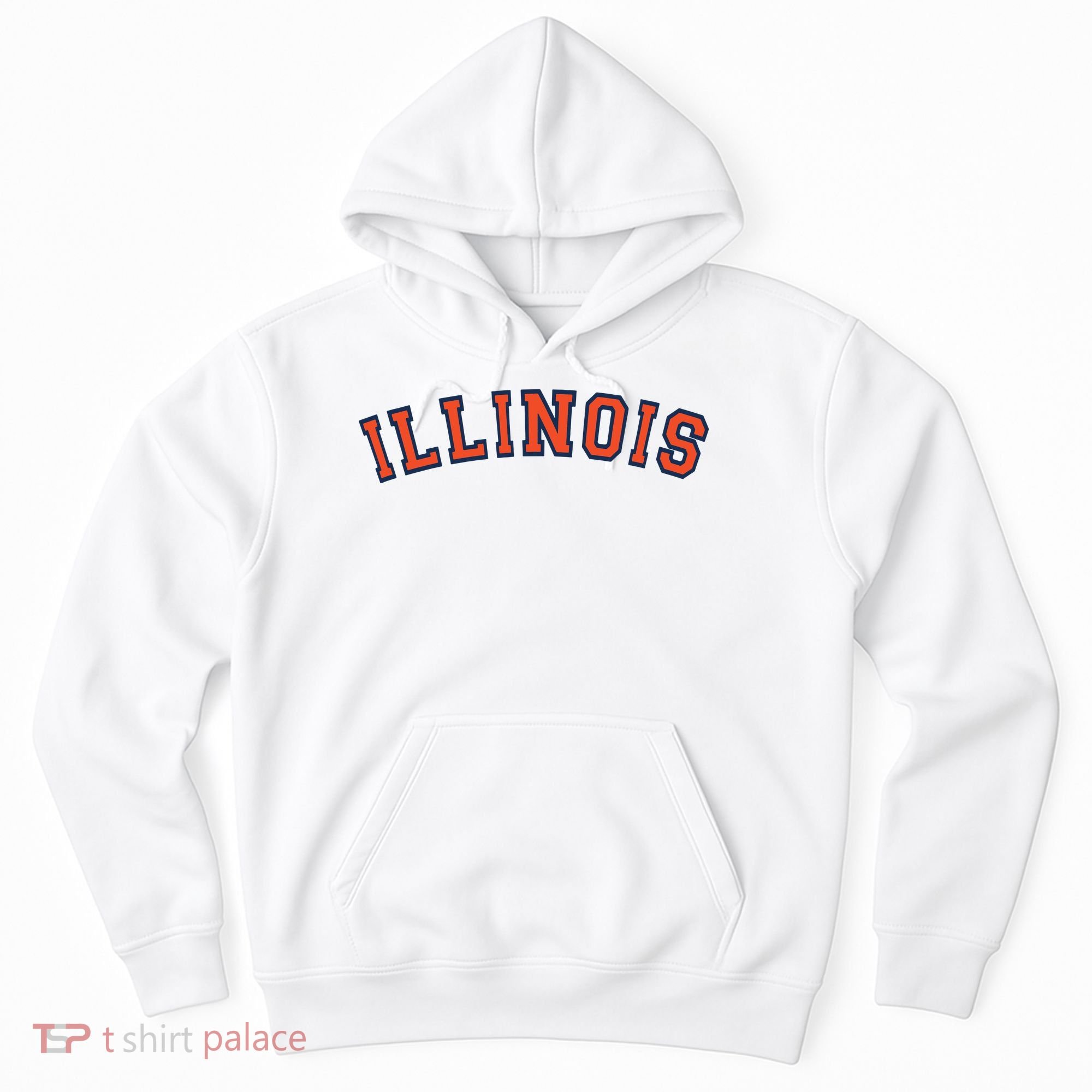 Illinois Usa Patriotic Birthday School University Gift Hoodie