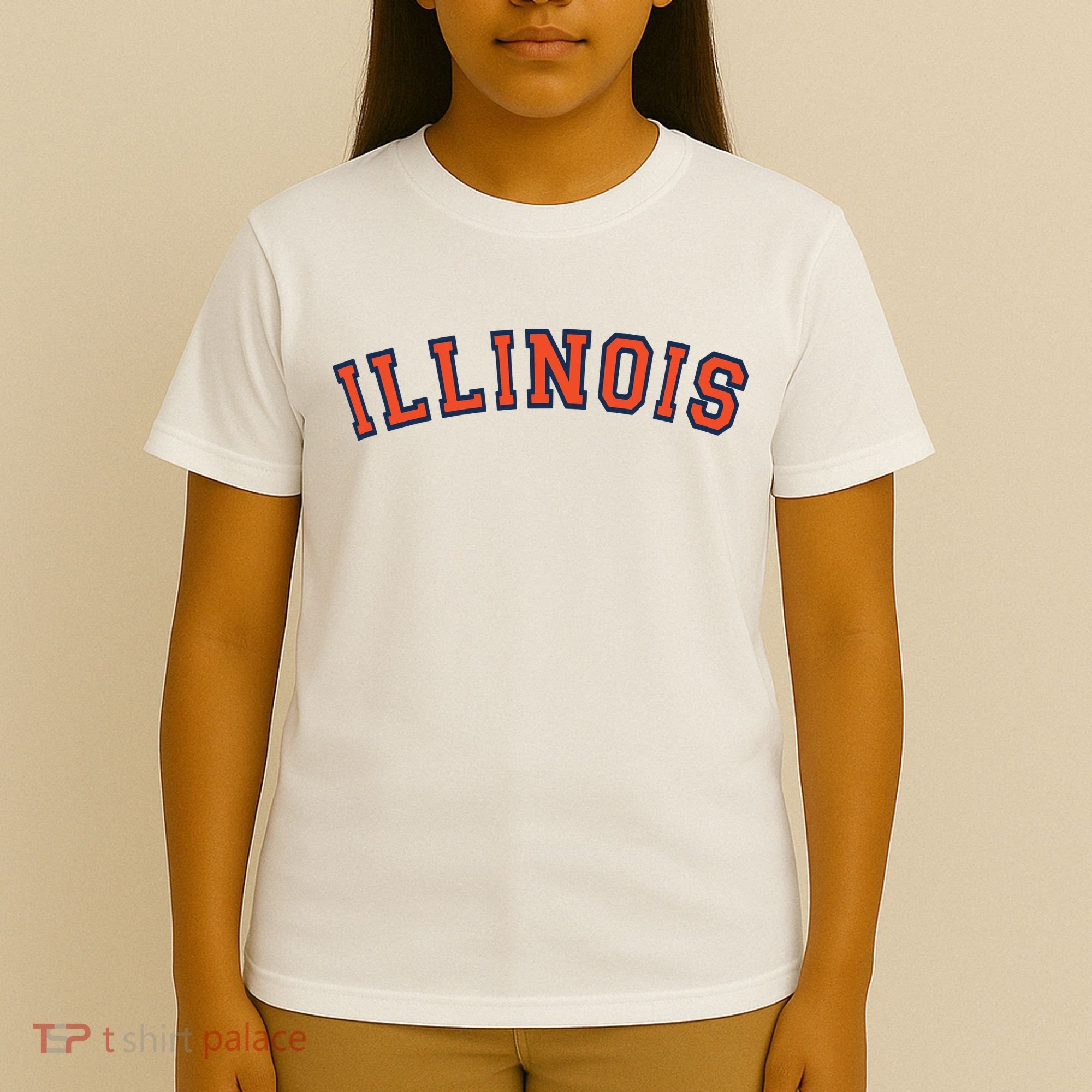 Illinois Usa Patriotic Birthday School University Gift T-Shirt