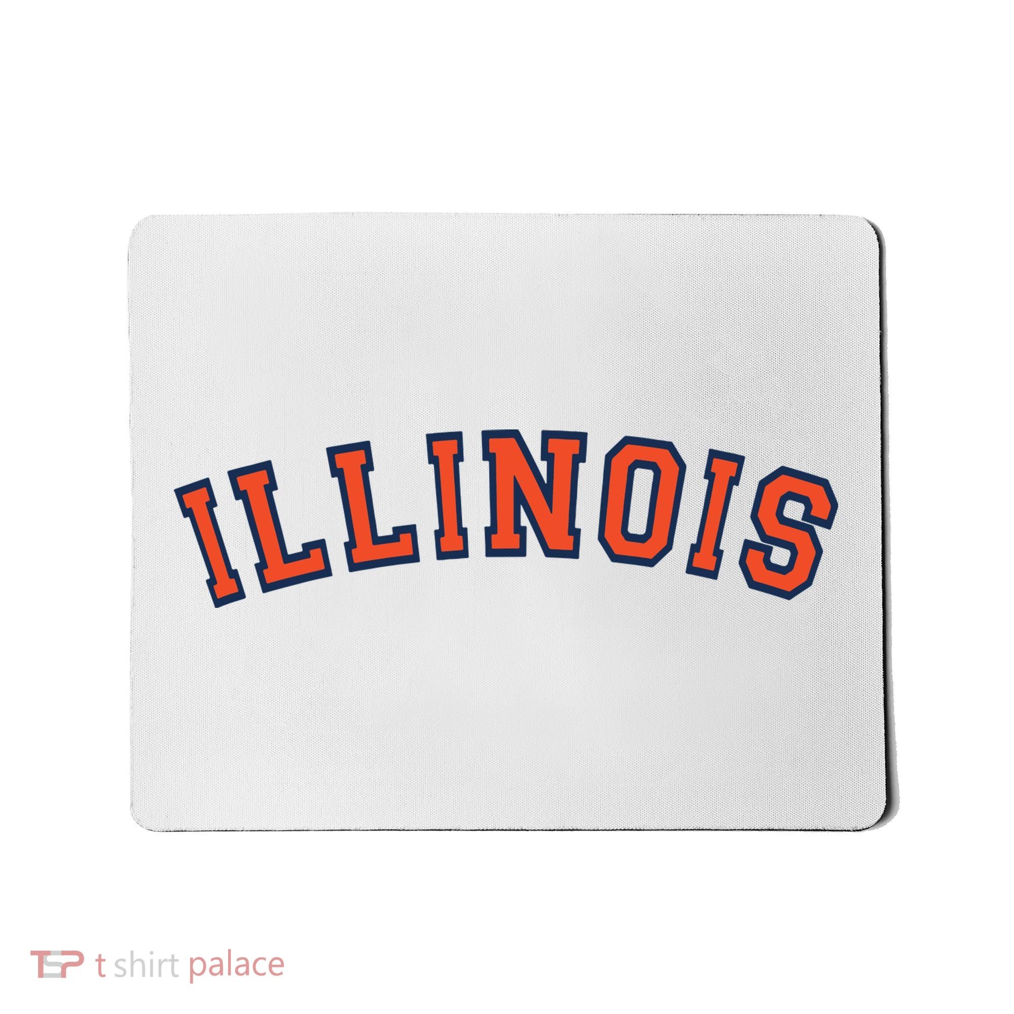 Illinois Usa Patriotic Birthday School University Gift Mousepad