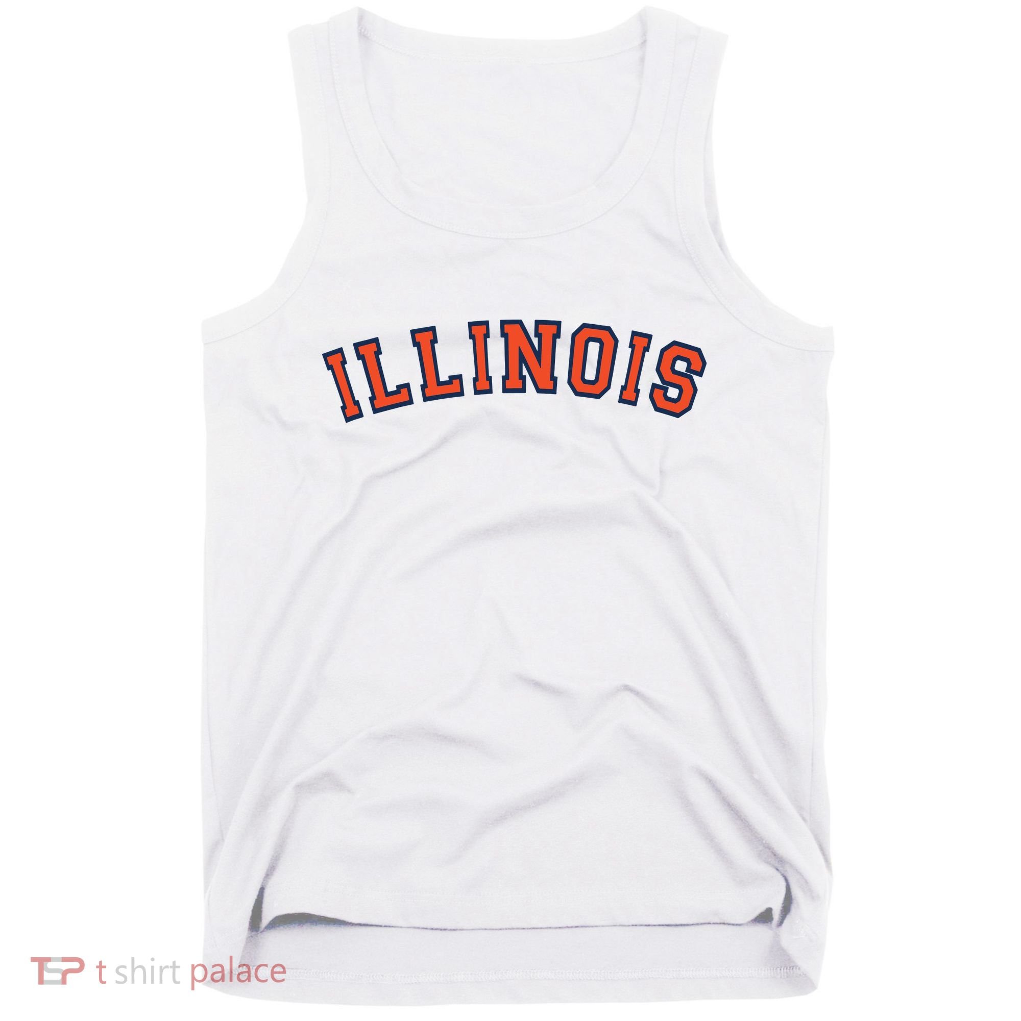 Illinois Usa Patriotic Birthday School University Gift Tank Top