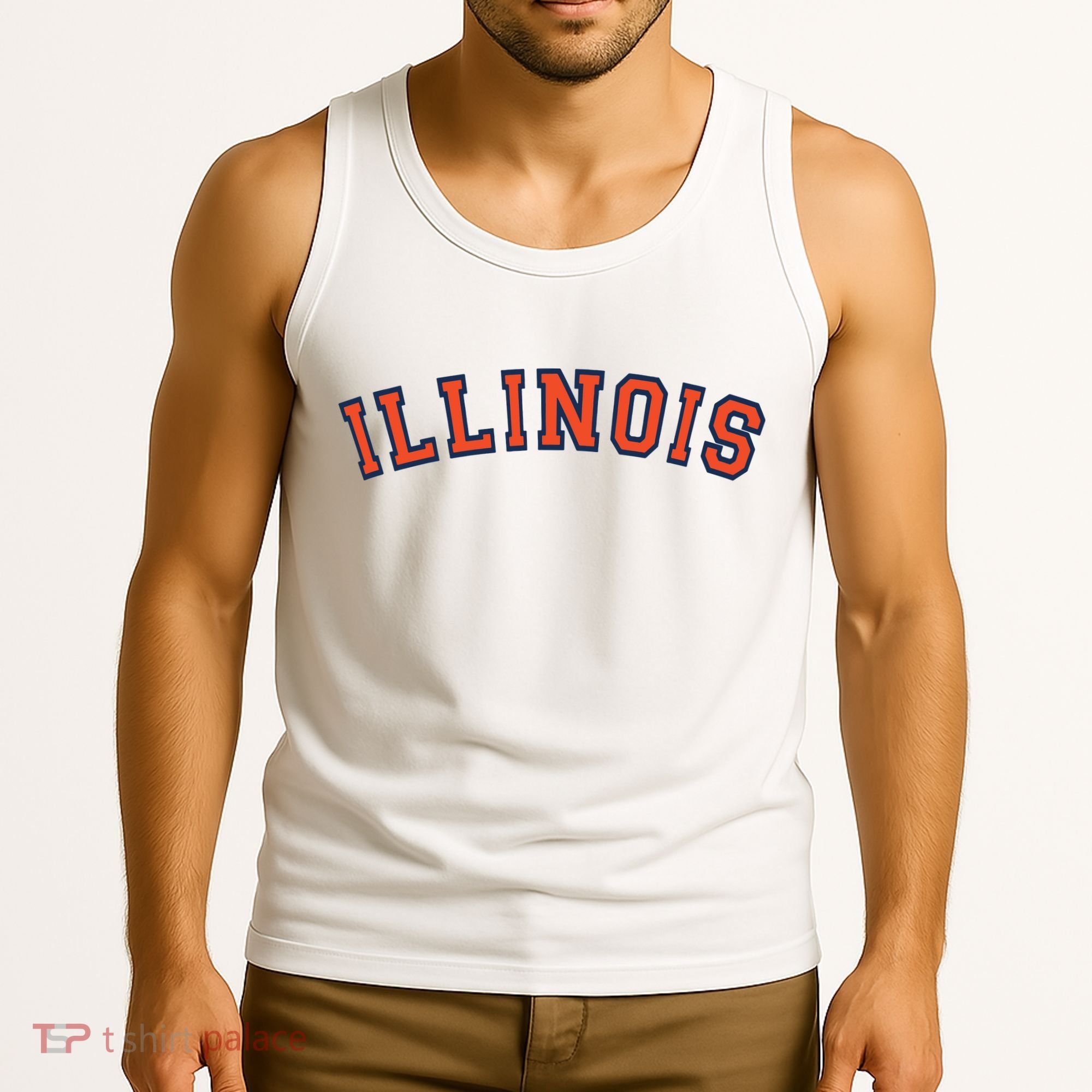 Illinois Usa Patriotic Birthday School University Gift Tank Top