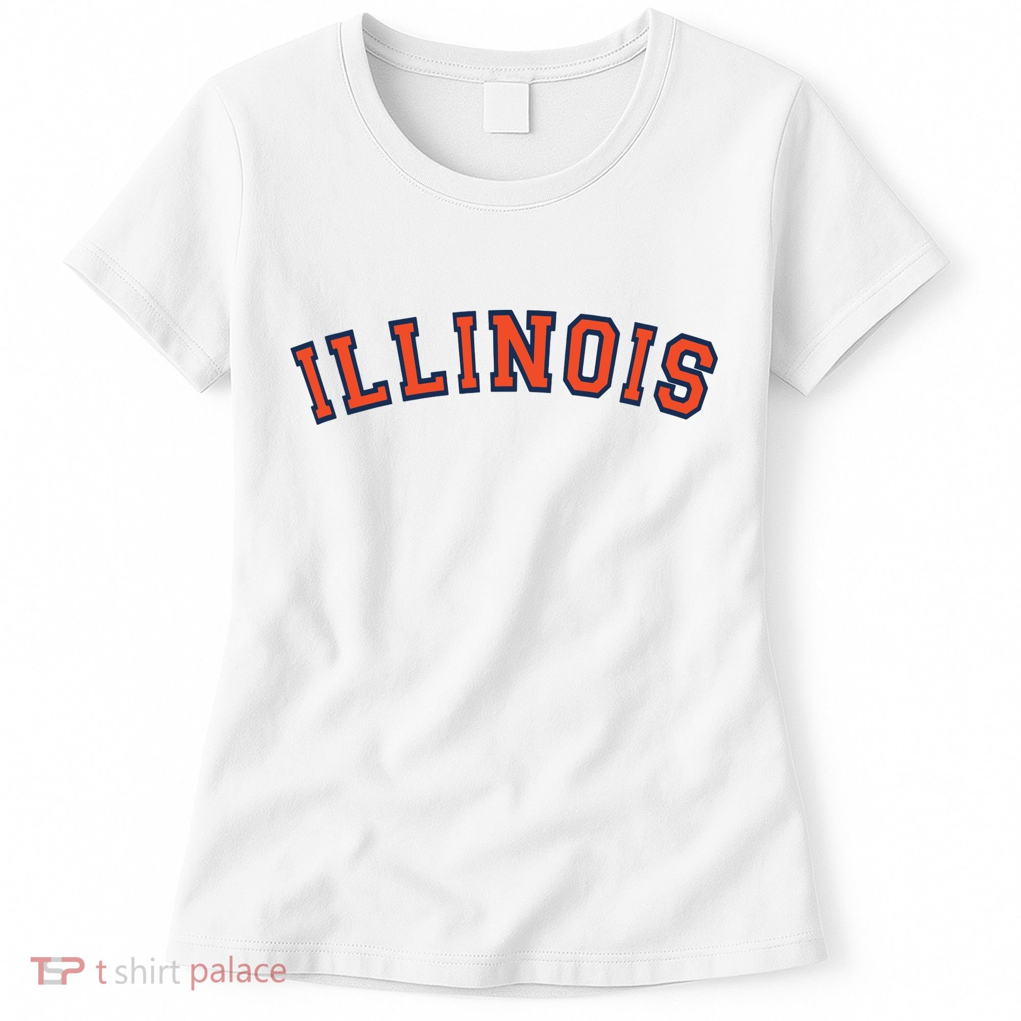 Illinois Usa Patriotic Birthday School University Gift Women's T-Shirt