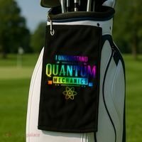 I Understand Quantum Mechanics Scientist Physicist Physics Gift Golf Towel thumb 2