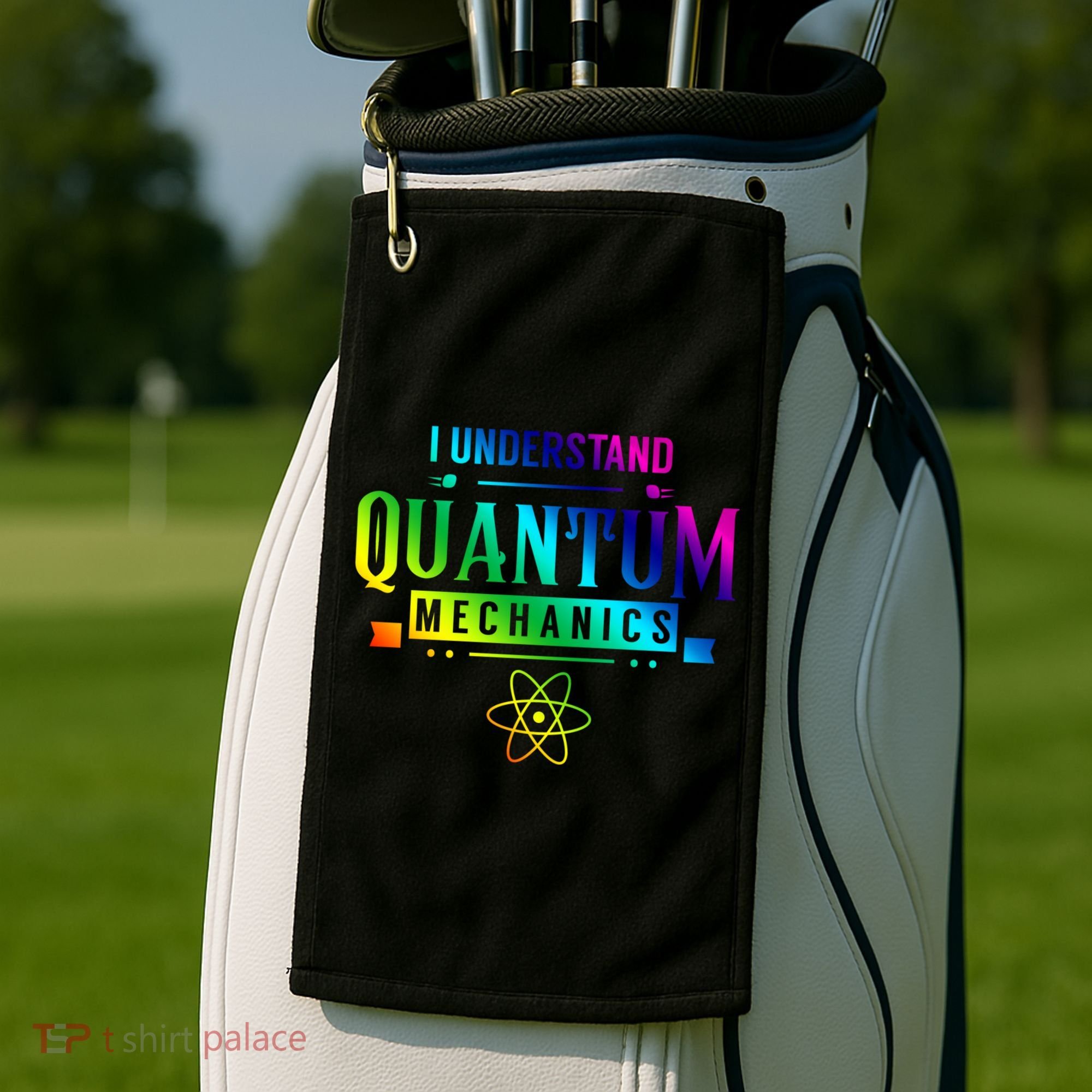I Understand Quantum Mechanics Scientist Physicist Physics Gift Golf Towel