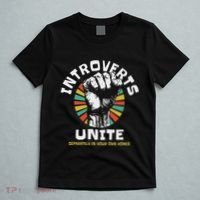 Introverts Unite Separately Own Homes Emblem T-Shirt thumb 5