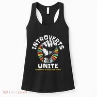Introverts Unite Separately Own Homes Emblem Women's Tank Top thumb 0