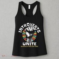 Introverts Unite Separately Own Homes Emblem Women's Tank Top thumb 3