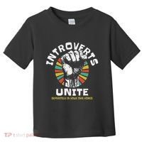 Introverts Unite Separately Own Homes Emblem Toddler T-Shirt thumb 0