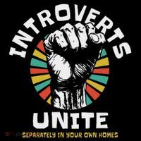 Introverts Unite Separately Own Homes Emblem Women's T-Shirt thumb 6