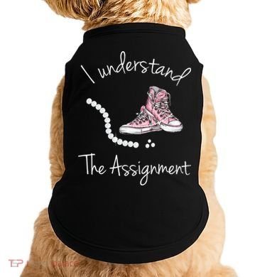 I Understand The Assignment Kamala Harris Sneaker Doggie Tank