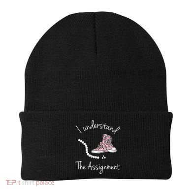I Understand The Assignment Kamala Harris Sneaker Beanie