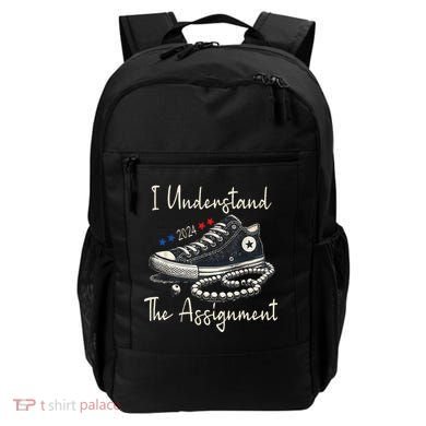 I Understand The Assignment Chucks And Pearls Kamala Harris 2024 Backpack