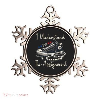 I Understand The Assignment Chucks And Pearls Kamala Harris 2024 Ornament