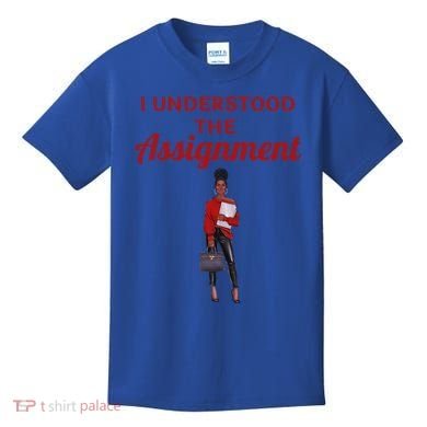 I Understood The Assignt Funny Pop Culture Gift Kids T-Shirt