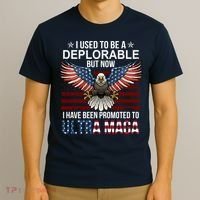 I Used To Be A Deplorable But Now I Have Been Promoted To UltraMAGA T-Shirt thumb 3