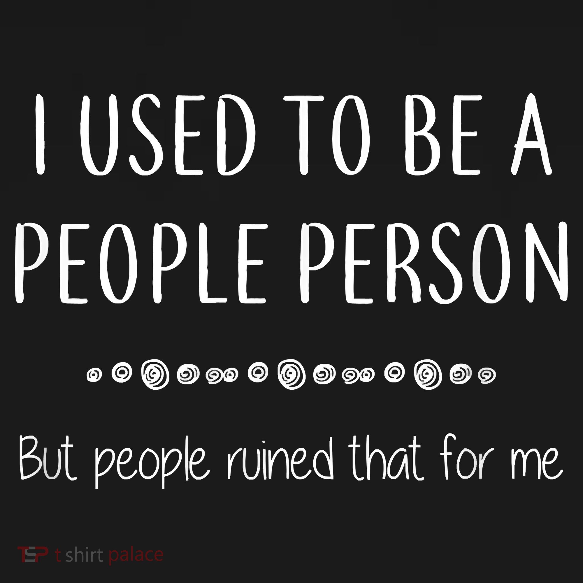 I Used To Be A People Person Funny Sarcastic Women's Hoodie