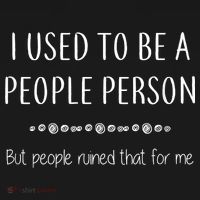 I Used To Be A People Person Funny Sarcastic Visor thumb 3