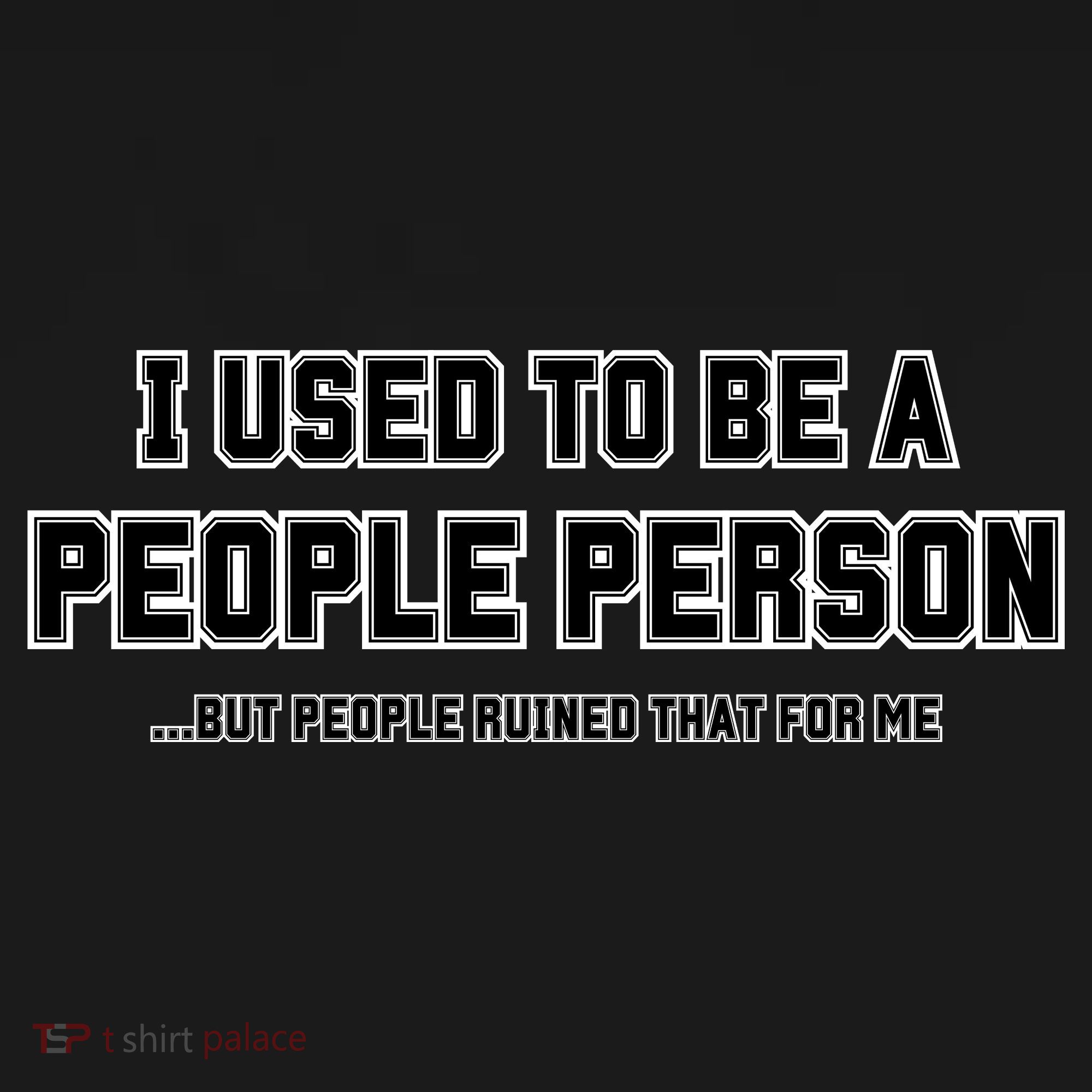 I Used To Be A People Person Ornament