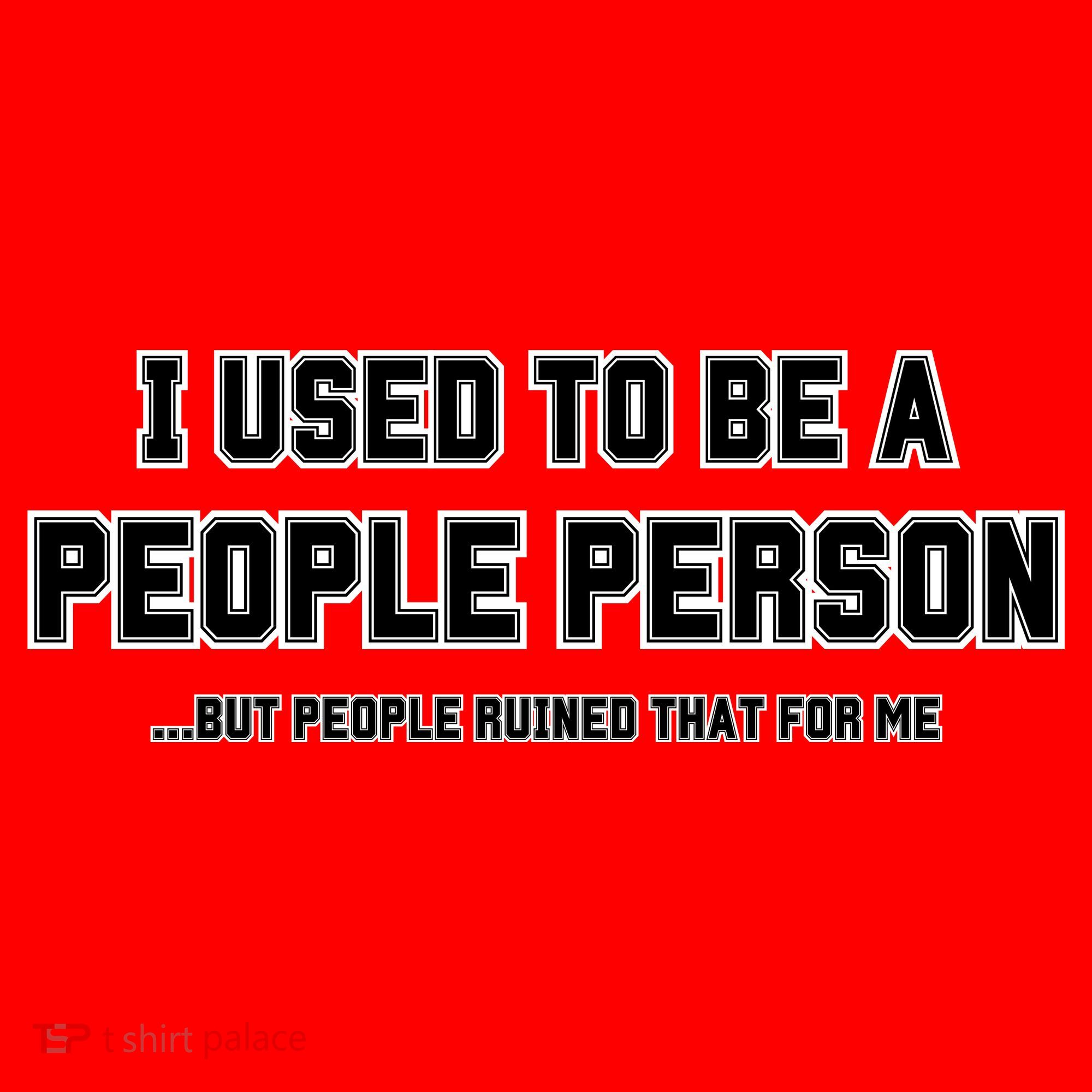 I Used To Be A People Person Santa Hat