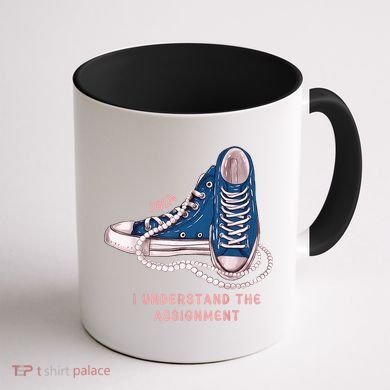 I Understand The Assignment Vote Blue Election 2024 Kamala Harris 2024 Coffee Mug back
