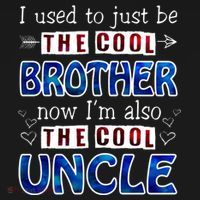 I Used To Just Be The Cool Big Brother Now I'm The Cool Uncle Kids Sweatshirt thumb 2