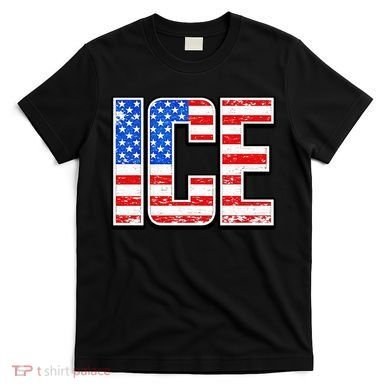 Ice USA US Flag Vintage T-Shirt