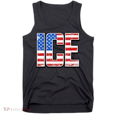 Ice USA US Flag Vintage Tank Top