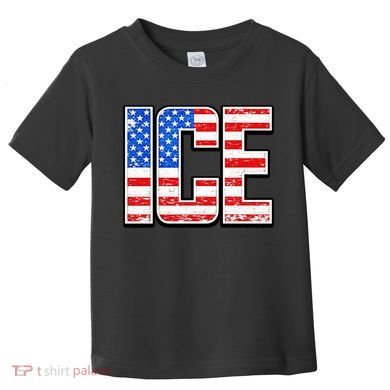 Ice USA US Flag Vintage Toddler T-Shirt