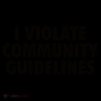 I Violate Community Guidelines Funny Sarcastic Coffee Mug thumb 5