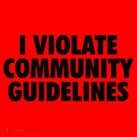 I Violate Community Guidelines Funny Sarcastic Santa Hat thumb 1