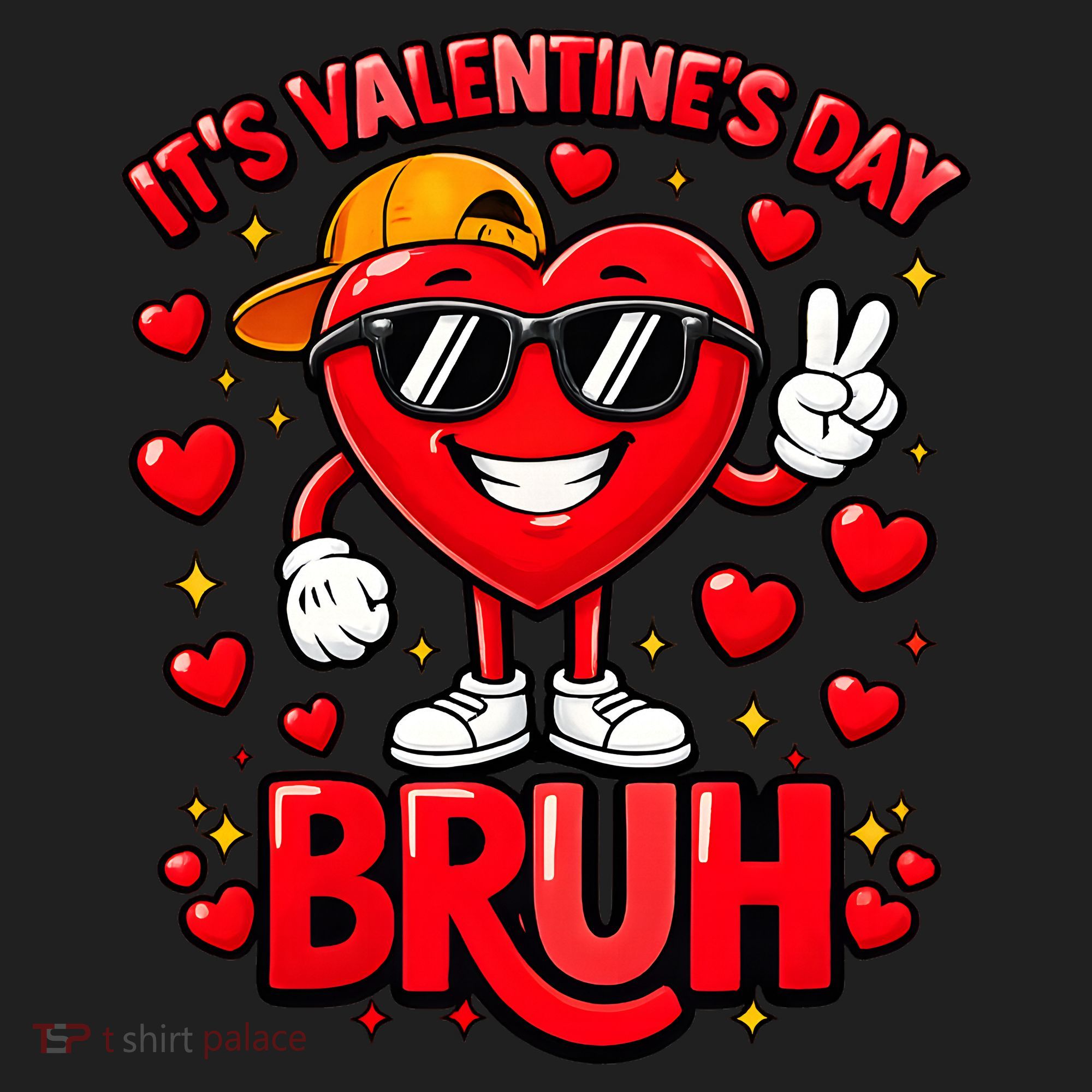 It's Valentines Day Bruh Funny Cute Tumbler