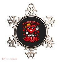 It's Valentines Day Bruh Funny Cute Ornament thumb 0